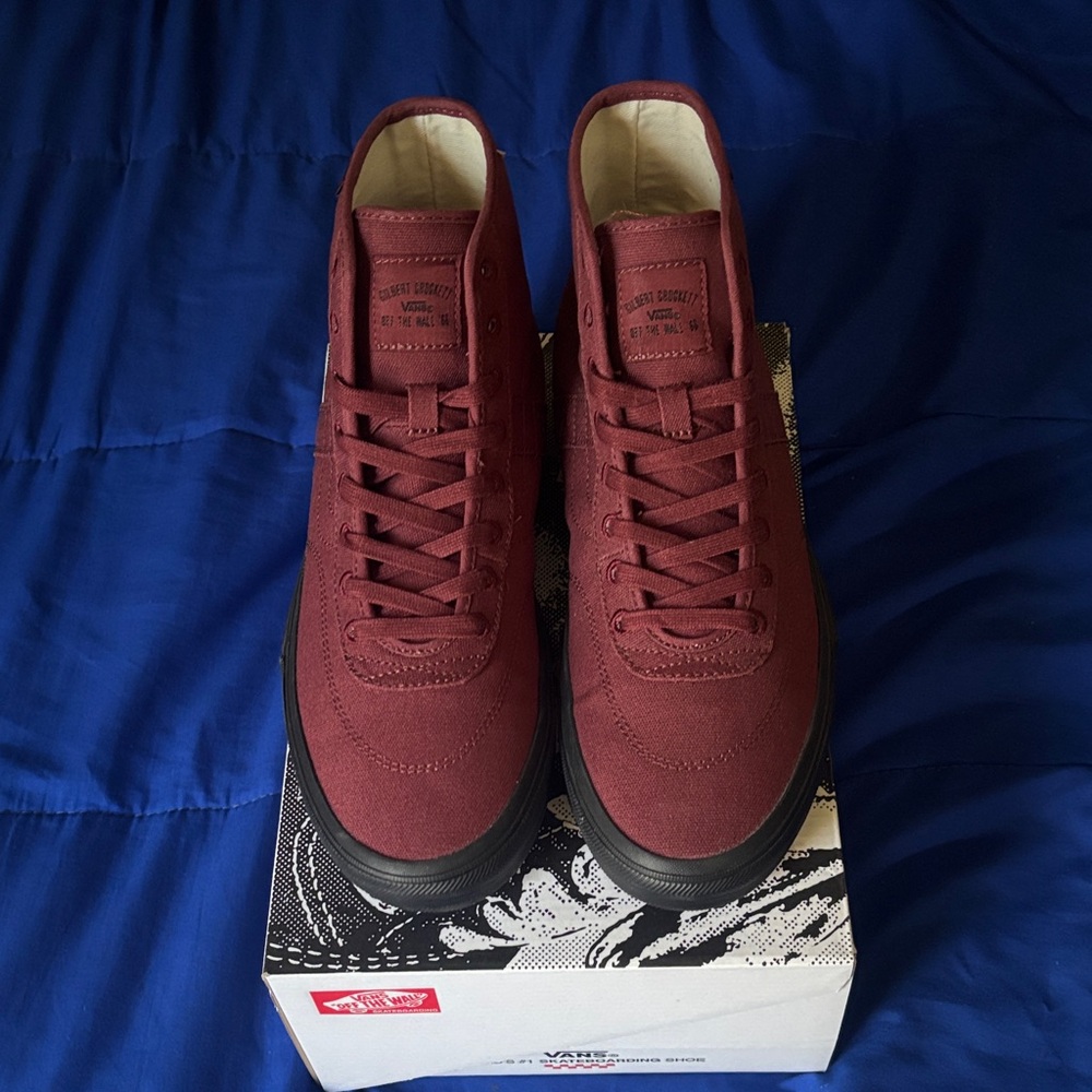 Vans Skate Crockett High Decon, 10.0, Wine